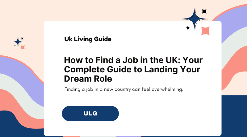 How to Find a Job in the UK