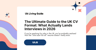 UK CV format