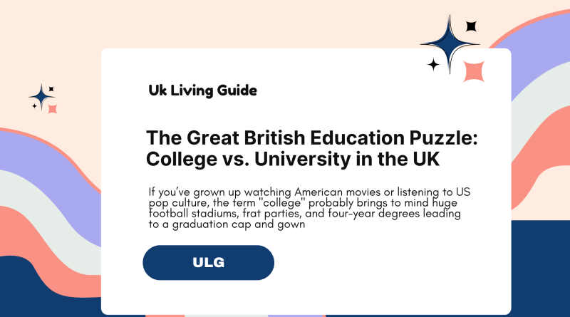 UK college vs university