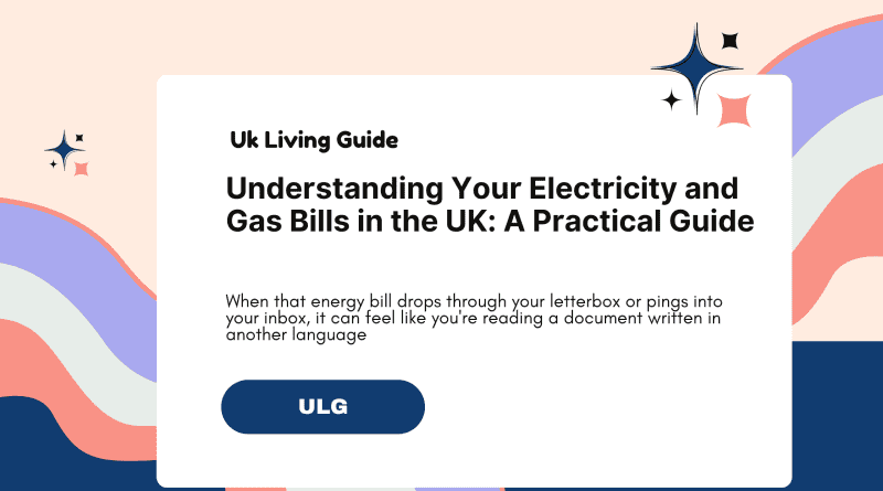 Electricity & gas bill UK